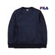  FILA 斐乐 韩国直邮Fila/斐乐纯色Logo刺绣圆领长袖卫衣女FI4RLC6441F_DID　