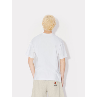 KENZO 凯卓 男女款圆领短袖T恤 FE55TS2734SG 米白色 XL