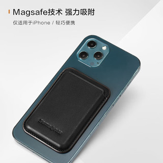 Samsonite 新秀丽 男士商务Magsafe卡包牛皮护照夹iPhone专用吸附 TK6*09015