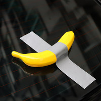 招吉猫 一根香蕉胶带贴汽车创意趣味恶搞艺术车贴3D立体摆件挡风玻璃装饰