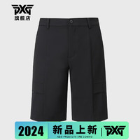 PXG高尔夫服装男士短裤 夏季速干排汗透气弹力golf运动五分裤24 PIPPM520121 黑色 M