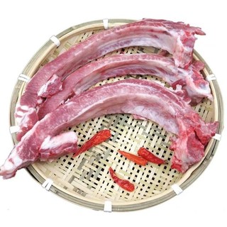 艾黎迪尚 新鲜猪肋排5斤黑猪农家散养土猪排骨带脊骨整条精选排骨整箱猪肉