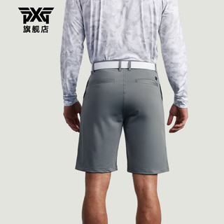 PXG 高尔夫服装男士短裤24夏季速干排汗透气弹力golf运动五分裤 灰色 L号 32