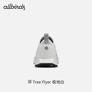 Allbirds 【好货】【44.5码】男子桉树跑鞋绿科技轻量跑鞋 Tree Flyer 极地白 44.5 男码（偏大）