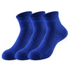 斯伯丁斯伯丁篮球袜儿童高帮加厚吸汗防滑男大童毛巾底运动中筒运动袜子 深邃蓝3双 XS(28-32)