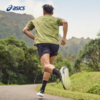 ASICS 亚瑟士 新款男式运动短裤吸湿排汗透气松紧抽绳5英寸跑步短裤
