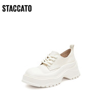 STACCATO 思加图 2024春季新款休闲运动鞋厚底增高板鞋小白鞋女鞋S1417AM4