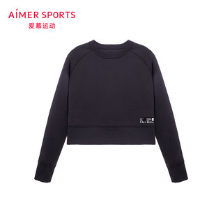 Aimer sports爱慕运动iMOVEIV短款套头卫衣 黑色 170