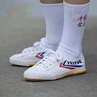 Feiyue 飞跃 帆布鞋低帮百搭防滑舒适轻运动男女跑步小白鞋501夏季