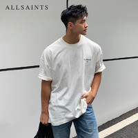 ALLSAINTS 男士圆领短袖T恤博主同款2024春季新款logo棉质MG295Y