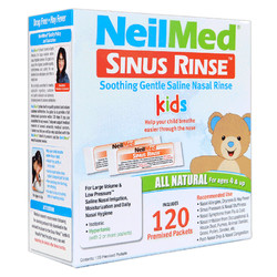 NeilMed 洗鼻盐儿童专用过敏120包 美国进口洗鼻子生理盐