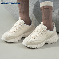 SKECHERS 斯凯奇 女鞋老爹鞋官方旗舰店运动鞋夏季网面透气休闲鞋厚底增高鞋