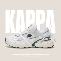 卡帕（Kappa）老爹鞋女子厚底增高运动鞋 经典白 39