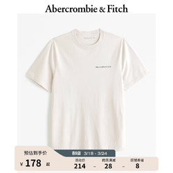 Abercrombie & Fitch 春夏新款美式印花LogoT恤 357528-1