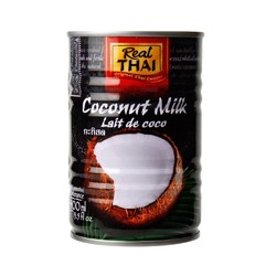 Real THAI 丽尔泰 泰国进口 丽尔泰 椰浆 泰国风味  浓椰浆 椰酱 400ml