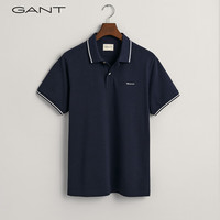 GANT 男士休闲通勤短袖polo衫2062034