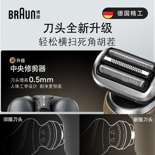 博朗（BRAUN）74s银色刀头网膜组合