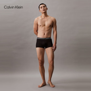 Calvin Klein内衣24春夏男士三条装撞色提花腰边低腰防夹臀内裤NP2648O J61-太空黑/椰青灰/石墨灰 L