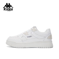 Kappa 卡帕 女鞋厚底小白鞋 K0E25CC69J