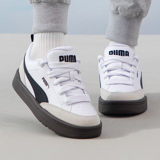 彪马（PUMA）舰店男鞋 2024春季运动鞋复古时尚厚底板鞋缓震休闲鞋 397262-01/白-黑色-灰色 36