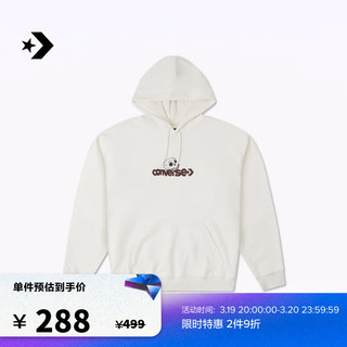 匡威（Converse） 春男骷髅图案休闲连帽衫运动卫衣10025995 10025995-A02 2XL