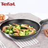 特福（Tefal）24cm红点感温不粘锅煎锅平底锅无油烟炒菜灶具通用锅B57004 Tefal 不粘平底锅24cm