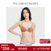 维多利亚的秘密（Victoria's Secret）  经典logo字母聚拢文胸女有钢圈胸罩内裤套装 2YSV焦糖棕-聚拢1458 36C+M