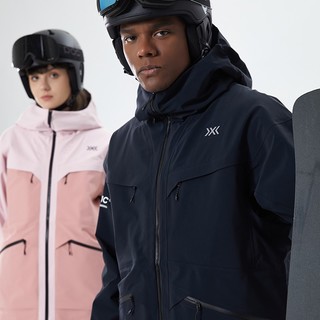 XBIONIC狂想 男女专业单板滑雪服/背带滑雪裤XJC-21986 黑色-上衣 M