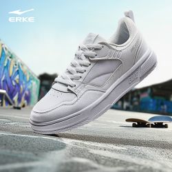 erke鸿星尔克男鞋2024春季新款百搭小白鞋男空军一号轻便休闲运动鞋男