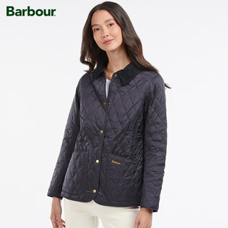 Barbour Annandale女士四季经典保暖菱格修身绗缝夹克 深蓝色 10