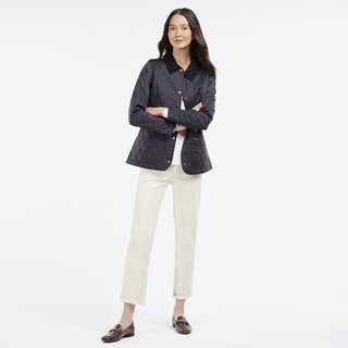 Barbour Annandale女士四季经典保暖菱格修身绗缝夹克 深蓝色 10