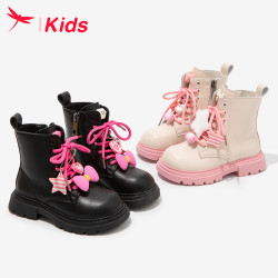 【省40元】红蜻蜓童鞋_red dragonfly 红蜻蜓 女童鞋儿童马丁短靴子