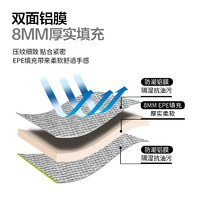 牧高笛 铝箔防潮垫户外露营多功能便携式折叠加厚地垫户外野餐垫