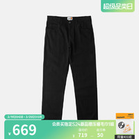 Timberland 男裤长裤卡其裤24春夏休闲商务直筒|A6FW1 A6FW1001/黑色 35