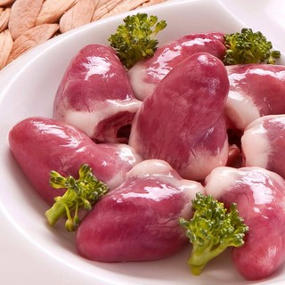 华英（HUAYING） 新鲜鸭肉卤煮食材 烧烤食材 瘦肉型樱桃谷鸭 精切 鸭心500g