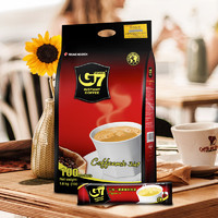 g 7 coffee 越南原装进口g7咖啡精品速溶三合一原味特浓学生咖啡粉100条实惠