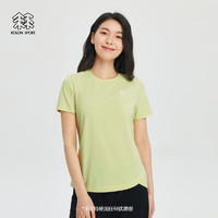 KOLON SPORT/可隆SECO空气T恤 女子运动速干抗菌防晒圆领短袖 LKRT4MT534-YE 黄色 S