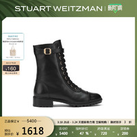STUART WEITZMAN SW 5050CITY COMBAT BOOTIE 21秋季新品短靴女马丁靴骑士靴齿轮鞋