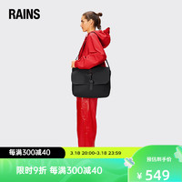 RainsRains 拎包书包手提斜挎包 防水运动单肩包Messenger Bag W3 黑色