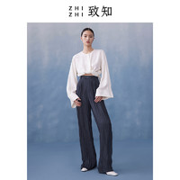 【格物】致知ZHIZHI上衣衬衫女品牌设计时尚气质新中式_真丝提花