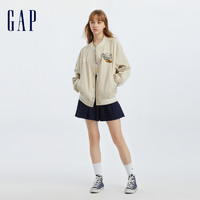 Gap 盖璞 男女装秋冬2023新LOGO棒球服769906加厚保暖夹克