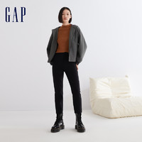 Gap 盖璞 女装早春时尚中腰紧身裤长裤直筒裤高级商务通勤休闲裤836329