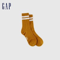 Gap 盖璞 男装秋LOGO条纹针织中筒袜透气吸汗及踝袜837328