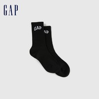 Gap 盖璞 男装秋季LOGO中筒袜简约时尚舒适及踝袜815131