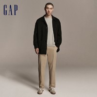 Gap 盖璞 男女装秋冬羊毛混纺保暖大衣装时尚休闲外套811138