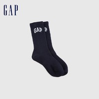 Gap 盖璞 男装秋季LOGO运动中筒袜一双装舒适及踝袜815131