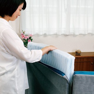西川（NISHIKAWA）WAVE床垫可折叠可水洗榻榻米家用释压支撑腰部床垫子 120cm*200*6cm