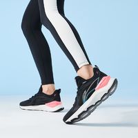 LI-NING 李宁 Lining/李宁女子跑步鞋越影Element减震透气运动鞋休闲鞋ARHR224