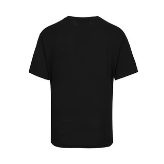 VERSACE JEANS COUTURE 范思哲男短袖t恤个性小logo图案T恤 黑色 M(体重140-160斤)
