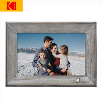 Kodak 柯达 1013 电子相册10.1英寸高清智能数码相框可触屏音乐视频照片播放器 木纹灰（10.1英寸）